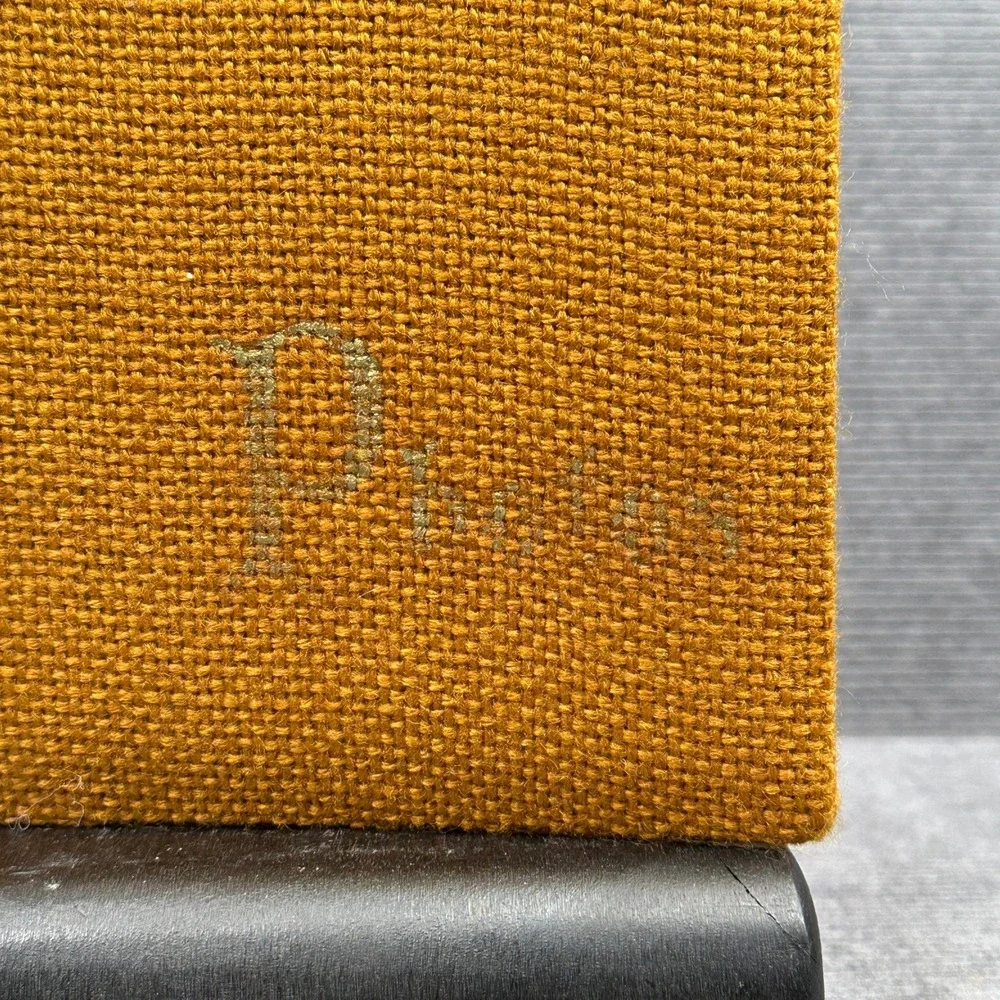Phaidon Vintage Mustard‎ Yellow Canvas 3-Ring Binder Organizer Slim 8x3.5